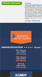 Mobile Screenshot of goldenautoclinic.com